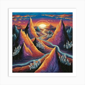 Mountain Landscape Art Print