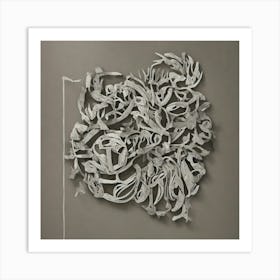 'Paper Sculpture' 1 Art Print