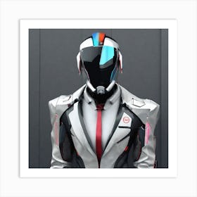 Futuristic Suit 7 Art Print