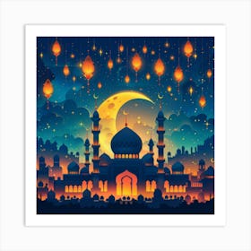 Ramadan Background 6 Art Print