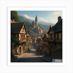 Fairytale Town Art Print