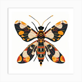 Moth Illustration 11 Art Print