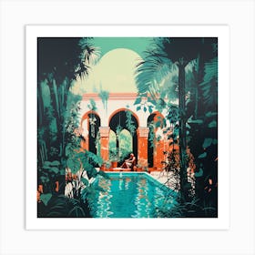 'The Pool' 6 Art Print