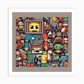 Retrogaming Art Print