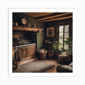 Room With A Piano Art Print