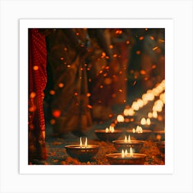 Diwali Lights 7 Art Print