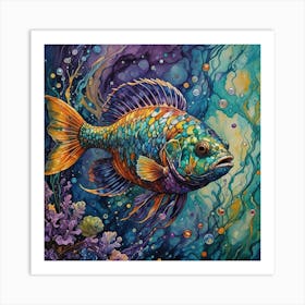 Fish In The Sea 5 Art Print