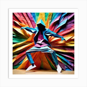 Origami Art 20 Art Print