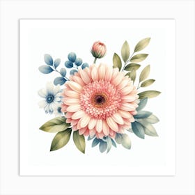 Gerberas Art Print