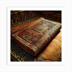 Egyptian Book Art Print