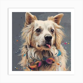 Dog Painting Art Print