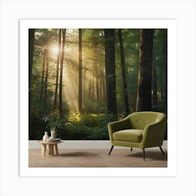 Forest Wall Mural Art Print