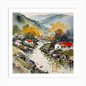 Chinese Painting (75) Art Print