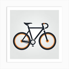 Bicycle Icon Art Print