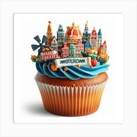 Amsterdam Cupcake 3 Art Print