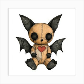 Bat Stuffed Animal Affiche