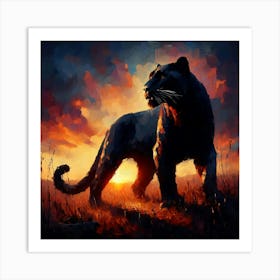 Wild Animal Illustration 357 Art Print