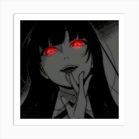 Yumeko Jabami Transformed Art Print