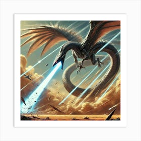 Zephyra Wind Slicer Scene Art Print