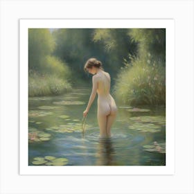 Skinny Dipping #5 Art Print