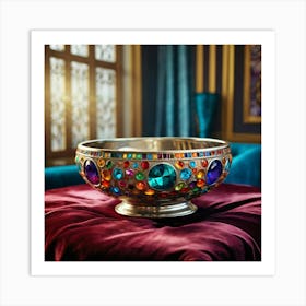 Bowl Of Jewels Art Print