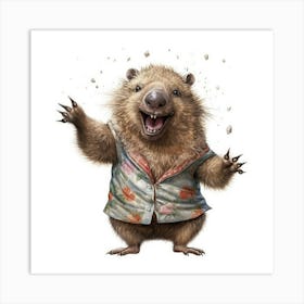 Wombat Art Print