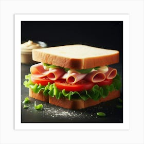Cheese Sandwich: A Timeless Classic Art Print
