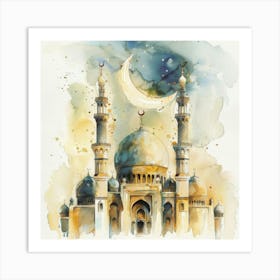 Islamic Mosque 10 Art Print