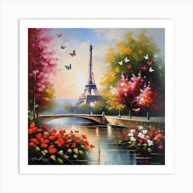 Paris Eiffel Tower 85 Art Print