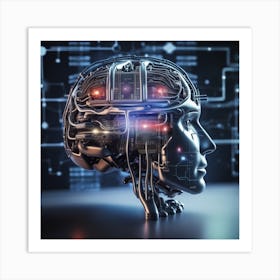 Image Of Artificial Intelligence Art Print