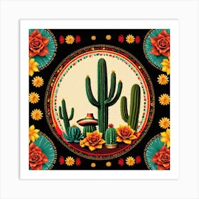 Mexican Cactus 60 Art Print