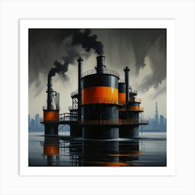 Industrial City Art Print