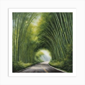 Bamboo Avenue Art Print