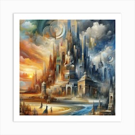 Cityscape 1 Art Print