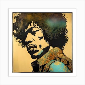 The Legendary Hendrix Art Print