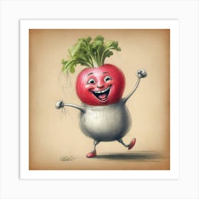 Radish 2 Art Print