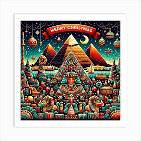 Christmas in Egyptian Culture Art Print