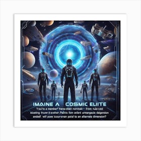 Imagine A Cosmic Elite Art Print