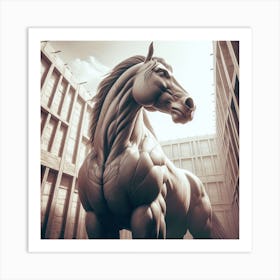 The Powerful Stallion 3 Art Print