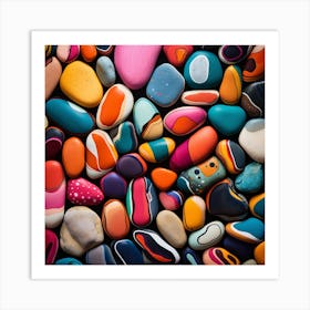 Colorful Rocks Art Print