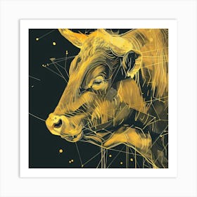 Bull Bull Bull Bull Bull Bull Bull Bull Bull Art Print