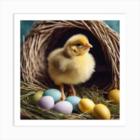 Easter Chick 5 Art Print