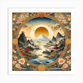 Asian Landscape 1 Art Print