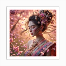 Asian Beauty 2 Art Print