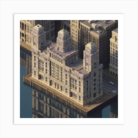 Chicago Cityscape Art Print