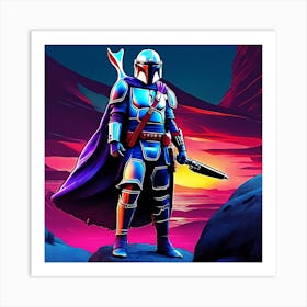 Star Wars - Boba Fett Art Print