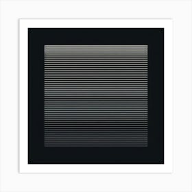 Black And White Square Art Print