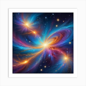 Space Nebula Art Print