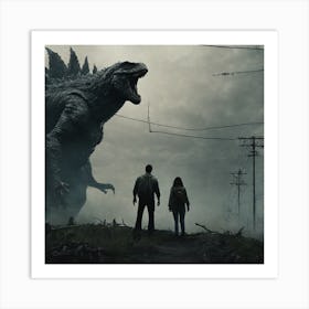 Godzilla Art Print