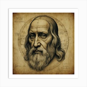 Leonardo Da Vinci 3 Art Print